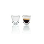 Delonghi eszpresszó pohár, 60 ml, átlátszó, 2db