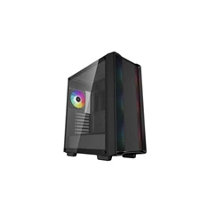 DeepCool CC560 fekete (táp nélküli) ablakos mATX ház