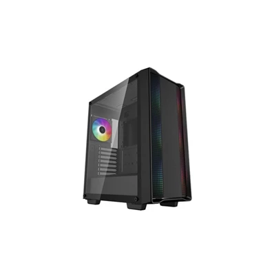 DeepCool CC560 fekete (táp nélküli) ablakos mATX ház