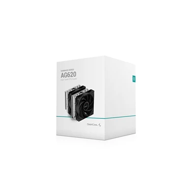 DeepCool CPU Cooler - AG620 (29,4 dB; max, 115,32 m3/h; 4pin csatlakozó, 6 db heatpipe, 12cm, PWM)
