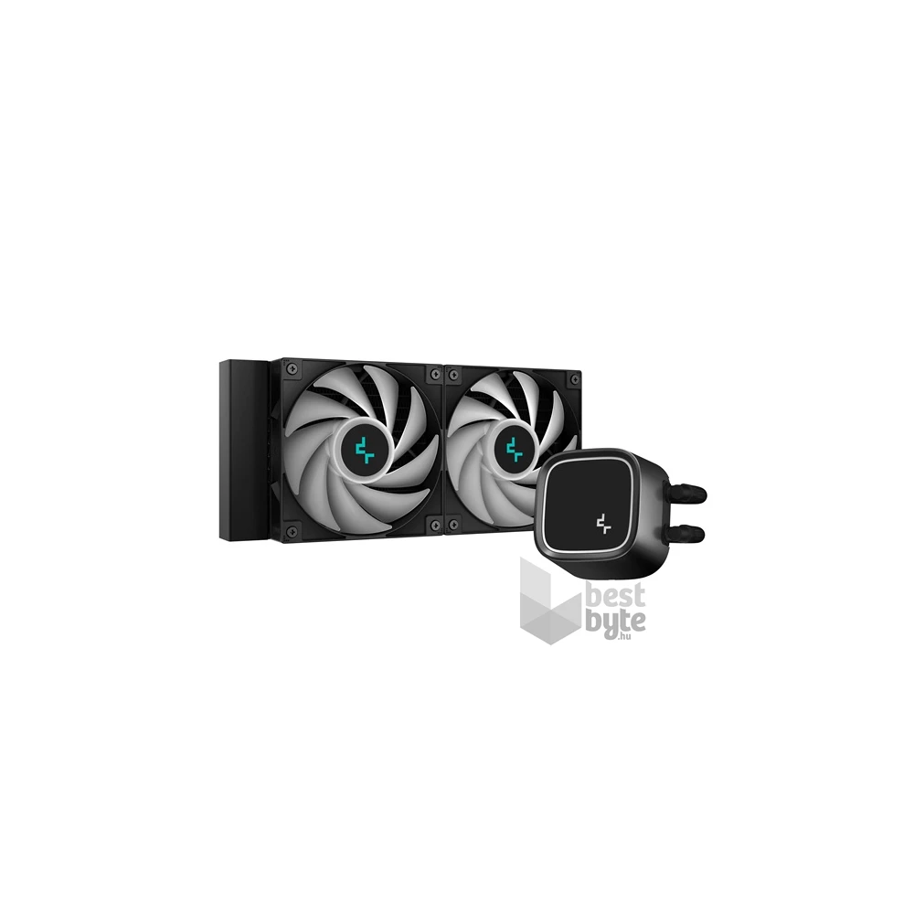 DeepCool CPU Water Cooler - LE520 (max 17,8dB; max. 145,86 m3/h; 2x12cm, A-RGB LED)