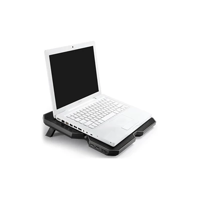 DeepCool Notebook Hűtőpad 15,6"-ig - MULTI CORE X6 (24dB; max. 206,25 m3/h; 2x14cm, 2x10cm, 2xUSB2.0)