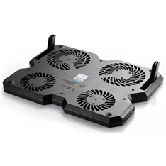 DeepCool Notebook Hűtőpad 15,6"-ig - MULTI CORE X6 (24dB; max. 206,25 m3/h; 2x14cm, 2x10cm, 2xUSB2.0)