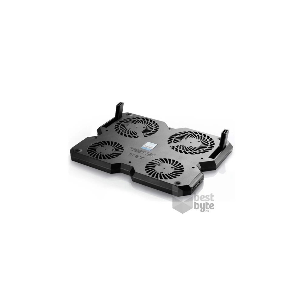 DeepCool Notebook Hűtőpad 15,6"-ig - MULTI CORE X6 (24dB; max. 206,25 m3/h; 2x14cm, 2x10cm, 2xUSB2.0)