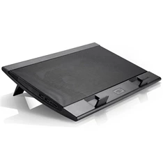 DeepCool Notebook Hűtőpad 17"-ig - WIND PAL FS (21,5-26,5dB; max. 195,38 m3/h; 2x14cm, 2xUSB2.0)