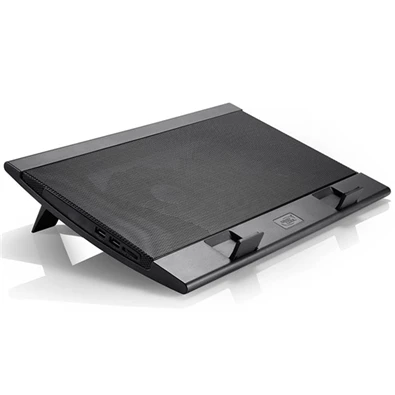 DeepCool Notebook Hűtőpad 17"-ig - WIND PAL FS (21,5-26,5dB; max. 195,38 m3/h; 2x14cm, 2xUSB2.0)