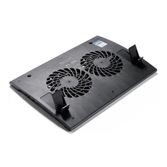 DeepCool Notebook Hűtőpad 17"-ig - WIND PAL FS (21,5-26,5dB; max. 195,38 m3/h; 2x14cm, 2xUSB2.0)