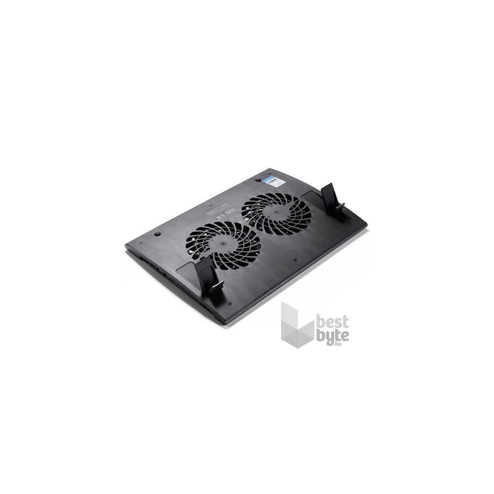 DeepCool Notebook Hűtőpad 17"-ig - WIND PAL FS (21,5-26,5dB; max. 195,38 m3/h; 2x14cm, 2xUSB2.0)