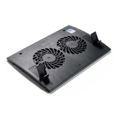 DeepCool Notebook Hűtőpad 17"-ig - WIND PAL FS (21,5-26,5dB; max. 195,38 m3/h; 2x14cm, 2xUSB2.0)