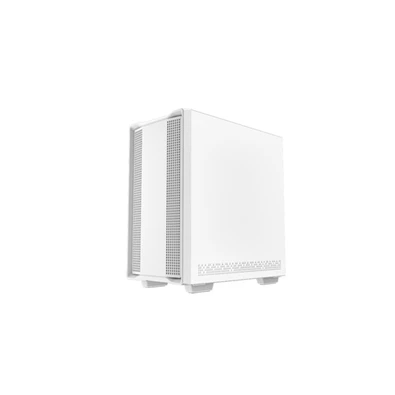 DeepCool Számítógépház - CC360 ARGB WH (fehér, ablakos, 3x12cm ventilátor, Mini-ITX / Mico-ATX, 1xUSB3.0, 1xUSB2.0)