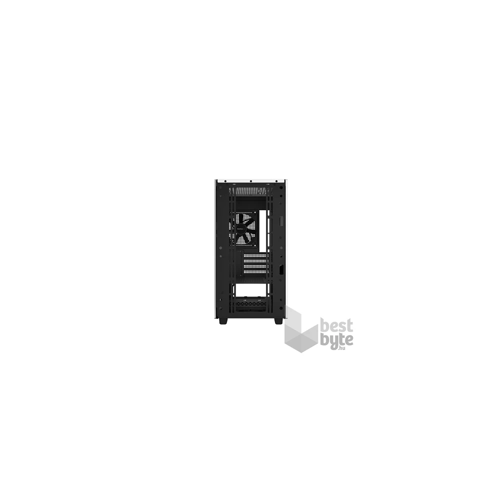 DeepCool Számítógépház - CH370 WH (fekete, ablakos, 1x12cm ventilátor, Mini-ITX / Mico-ATX, 2xUSB3.0)