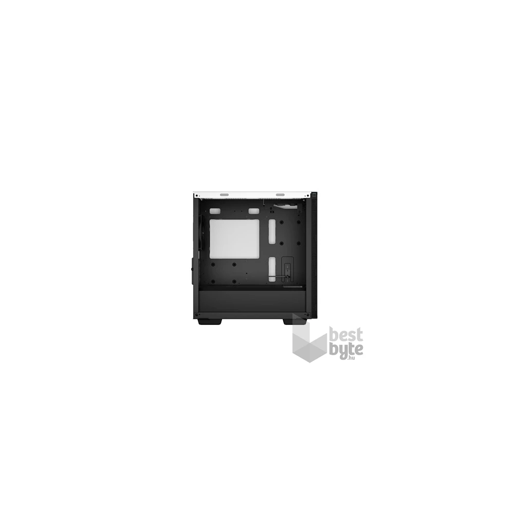 DeepCool Számítógépház - CH370 WH (fekete, ablakos, 1x12cm ventilátor, Mini-ITX / Mico-ATX, 2xUSB3.0)