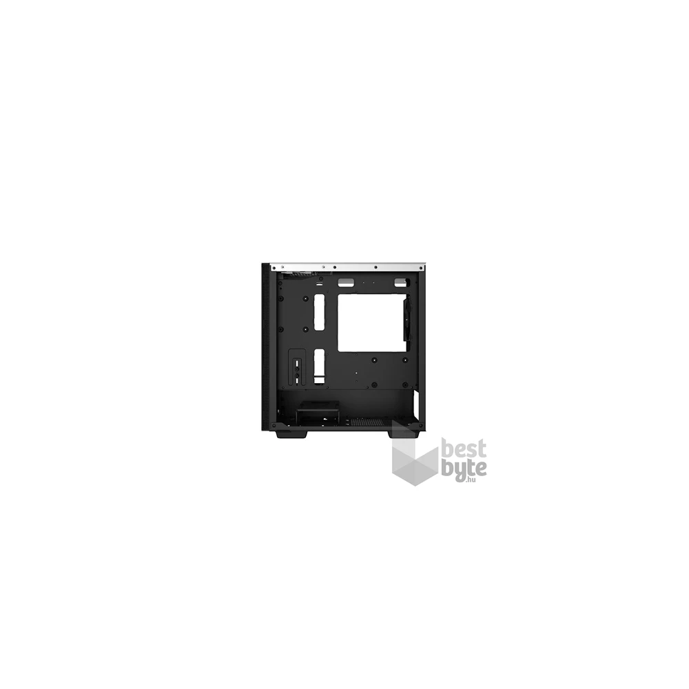 DeepCool Számítógépház - CH370 WH (fekete, ablakos, 1x12cm ventilátor, Mini-ITX / Mico-ATX, 2xUSB3.0)