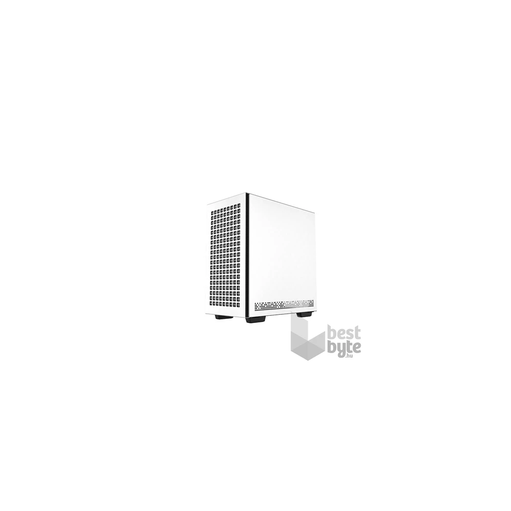 DeepCool Számítógépház - CH370 WH (fekete, ablakos, 1x12cm ventilátor, Mini-ITX / Mico-ATX, 2xUSB3.0)