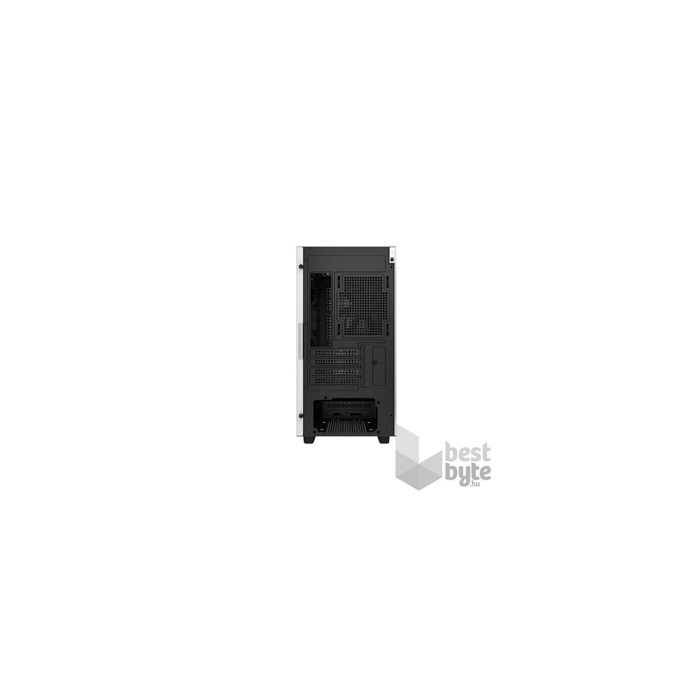 DeepCool Számítógépház - CH370 WH (fekete, ablakos, 1x12cm ventilátor, Mini-ITX / Mico-ATX, 2xUSB3.0)