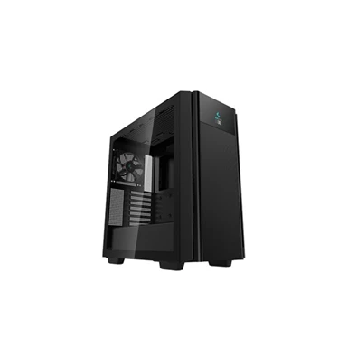 DeepCool Számítógépház - CH510 MESH DIGITAL (ablakos, 1x12cm ventilátor, Mini-ITX / Mico-ATX / ATX / E-ATX, 1xUSB3.0)