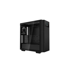 DeepCool Számítógépház - CH510 MESH DIGITAL (ablakos, 1x12cm ventilátor, Mini-ITX / Mico-ATX / ATX / E-ATX, 1xUSB3.0)