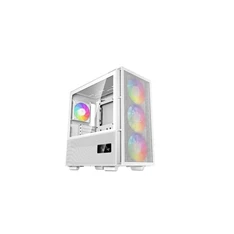 DeepCool Számítógépház - CH560 Digital WH (fehér, ablakos, 4x12cm venti, Mini-ITX / Mico-ATX / ATX / E-ATX, 2xUSB3.0)
