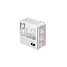 DeepCool Számítógépház - CH560 Digital WH (fehér, ablakos, 4x12cm venti, Mini-ITX / Mico-ATX / ATX / E-ATX, 2xUSB3.0)