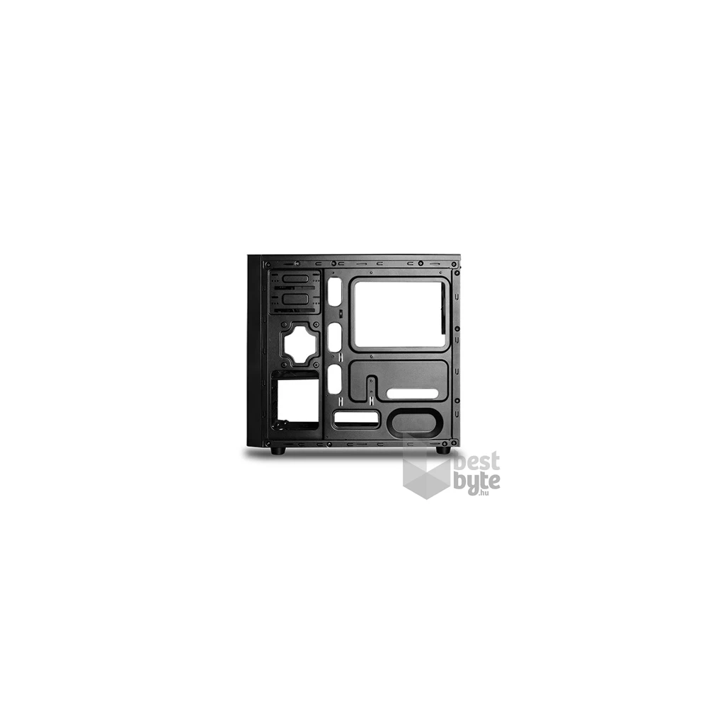 DeepCool Számítógépház - MATREXX 30 SI (fekete, fekete belső, 1x12cm ventilátor, Micro ATX/Mini-ITX, 1xUSB3.0, 1xUSB2.0)