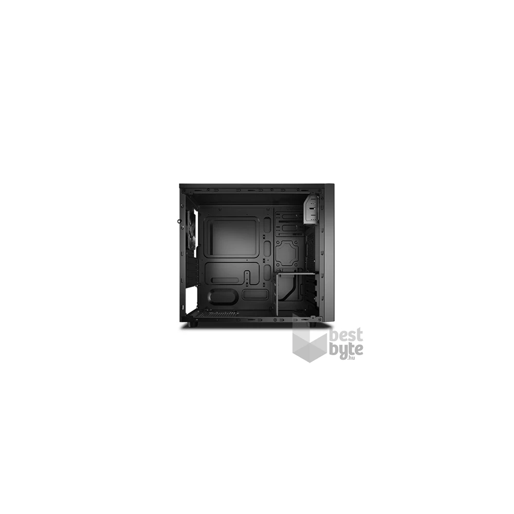 DeepCool Számítógépház - MATREXX 30 SI (fekete, fekete belső, 1x12cm ventilátor, Micro ATX/Mini-ITX, 1xUSB3.0, 1xUSB2.0)