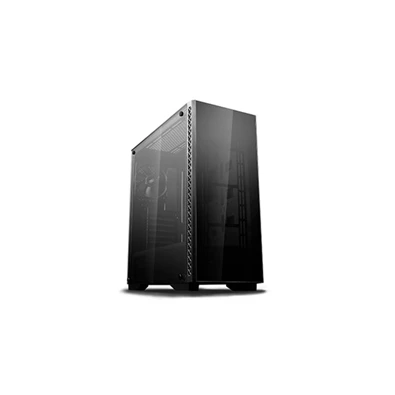 DeepCool Számítógépház - MATREXX 50 (fekete, fekete belső, ablakos, 12cm ventilátor, ATX, mATX, 1xUSB3.0, 2xUSB2.0)