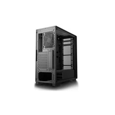 DeepCool Számítógépház - MATREXX 50 (fekete, fekete belső, ablakos, 12cm ventilátor, ATX, mATX, 1xUSB3.0, 2xUSB2.0)