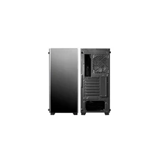 DeepCool Számítógépház - MATREXX 50 (fekete, fekete belső, ablakos, 12cm ventilátor, ATX, mATX, 1xUSB3.0, 2xUSB2.0)