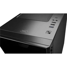DeepCool Számítógépház - MATREXX 50 (fekete, fekete belső, ablakos, 12cm ventilátor, ATX, mATX, 1xUSB3.0, 2xUSB2.0)