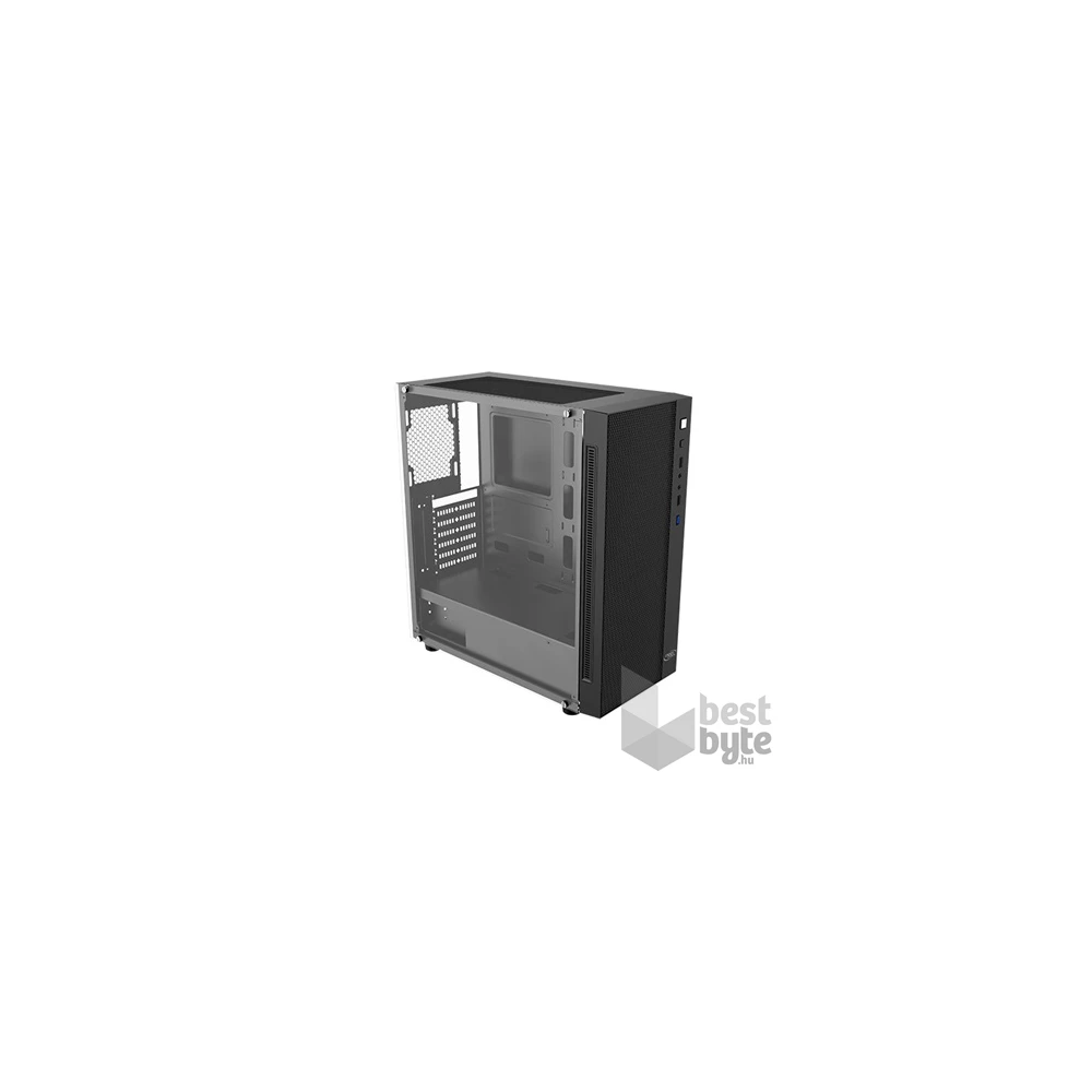 DeepCool Számítógépház - MATREXX 55 MESH (fekete,ablakos, Mini-ITX/Micro-ATX/ATX/E-ATX, 1xUSB3.0, 2xUSB2.0)