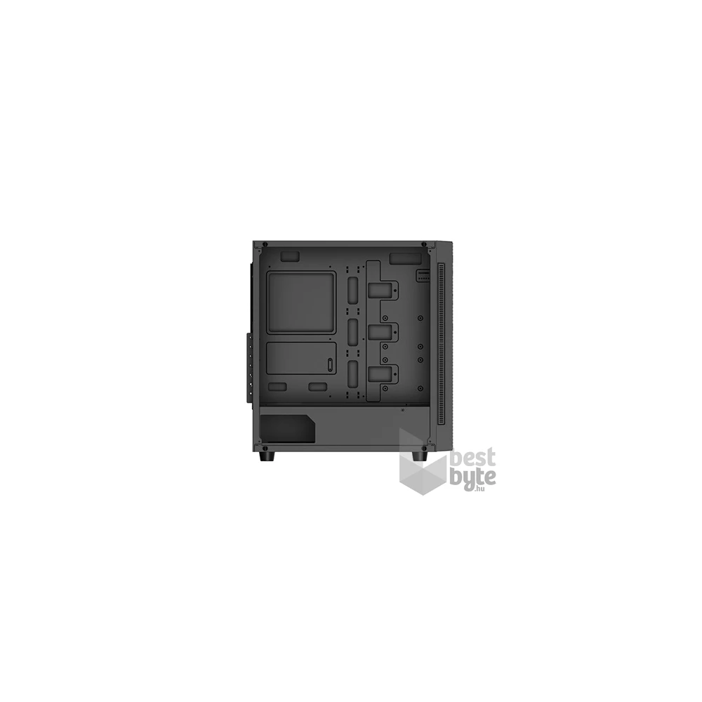 DeepCool Számítógépház - MATREXX 55 MESH (fekete,ablakos, Mini-ITX/Micro-ATX/ATX/E-ATX, 1xUSB3.0, 2xUSB2.0)