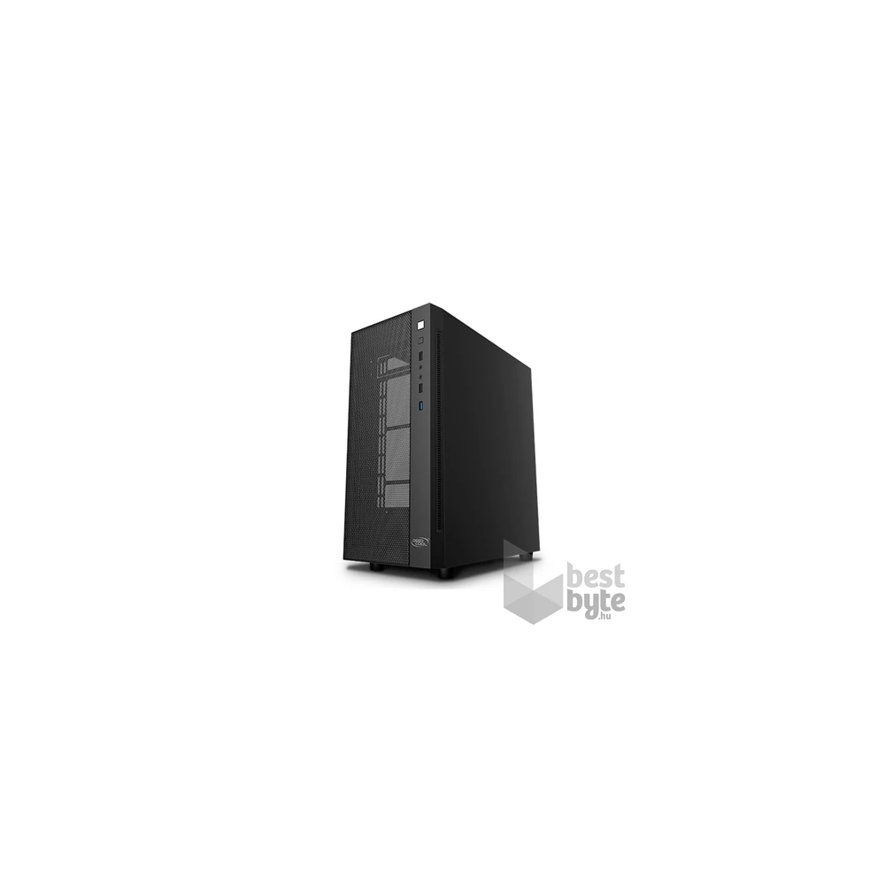 DeepCool Számítógépház - MATREXX 55 MESH (fekete,ablakos, Mini-ITX/Micro-ATX/ATX/E-ATX, 1xUSB3.0, 2xUSB2.0)