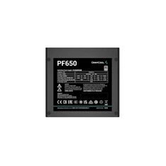 DeepCool Tápegység 650W - PF650 (80 Plus, Aktív PFC, 12cm )