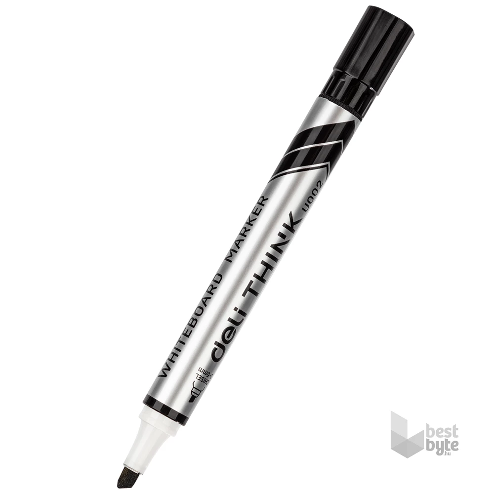Deli 2-5 mm vágott fekete tábla és flipchart marker
