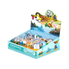 Deli Állatok, 6 féle modell,  építőjáték tojásban