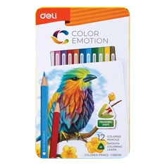 Deli Color Emotion 12db-os vegyes színű színes ceruza