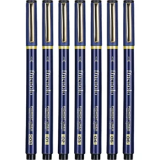 Deli Finenolo 7db/csomag fekete rajzmarker készlet