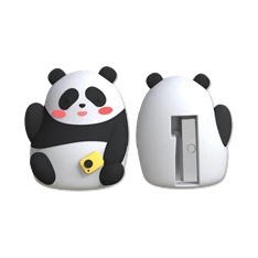 Deli Panda egylyukú fekete-fehér hegyező