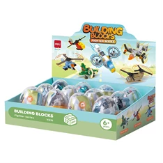 Deli Repülők, 6 féle modell,  építőjáték tojásban