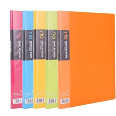 Deli Rio A4 10 zsebes feliratozható kemény borítós vegyes színű PP bemutatómappa