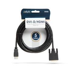Delight 5m 4K HDMl - DVI-D kábel
