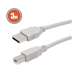 Delight USB 2.0 A - B 3m kábel