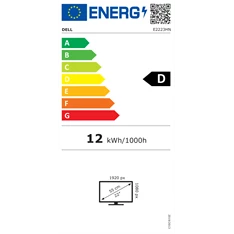 Dell 21,5" E2223HN FHD VA VGA/HDMI fekete LED monitor