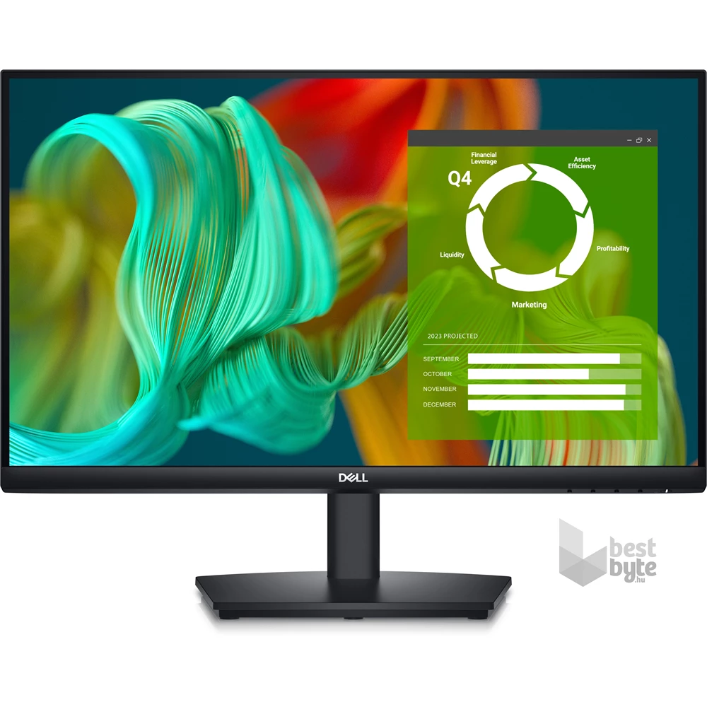Dell 23,8" E2424HS FHD VA HDMI/VGA/DP fekete LCD monitor