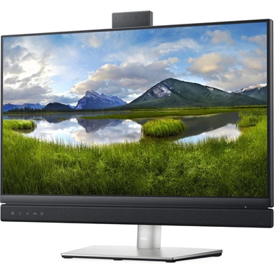 Dell 23,8" C2422HE Video Conferencing FHD IPS HDMI/DP/USB/LAN ezüst-fekete LED monitor