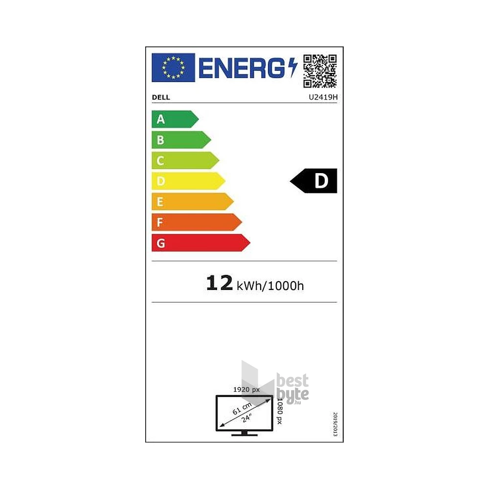 Dell 23,8" UltraSharp U2419H FHD IPS DP/HDMI/USB talp nélküli monitor (Használt A)
