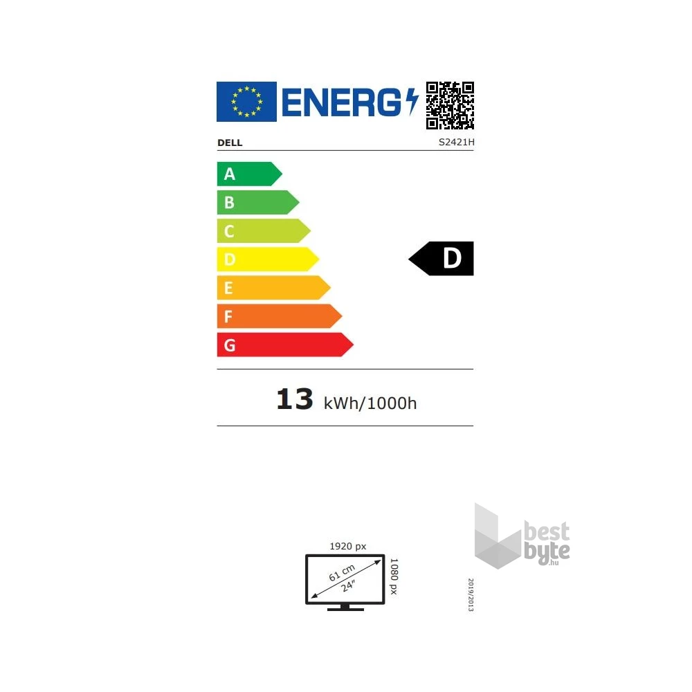 Dell 24" S2421H FHD HDMI/DP LCD monitor