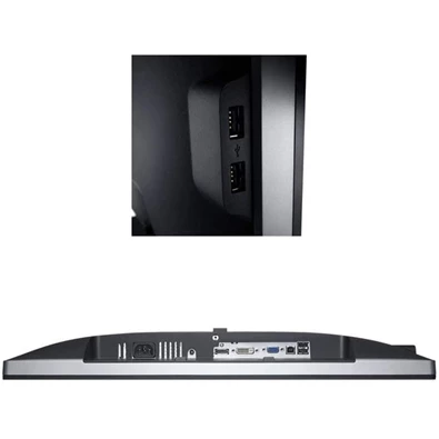 Dell 24" UltraSharp U2412M WUXGA IPS DP/DVI/VGA/USB talp nélküli monitor (Használt A)