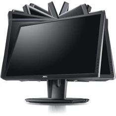 Dell 24" UltraSharp U2412M WUXGA IPS DP/DVI/VGA/USB talp nélküli monitor (Használt A)