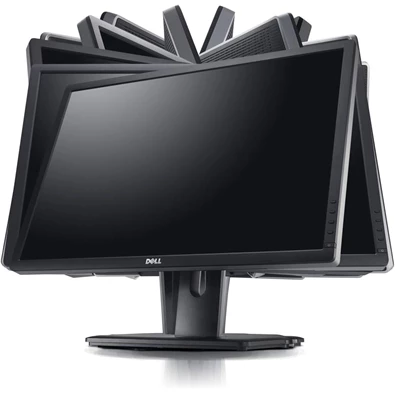 Dell 24" UltraSharp U2412M WUXGA IPS DP/DVI/VGA/USB talp nélküli monitor (Használt A)